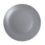 Тарелка обеденная керам д27см Alfa Серый мрамор МФК/PT044027F647